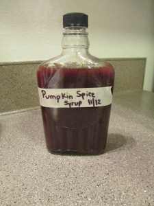 Pumpkin Spice Syrup